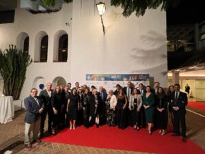 La familia Sepulveda posando en los XXIII Premios CIT Marbella